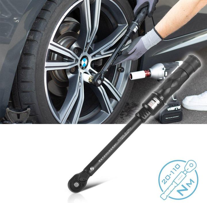 Image du produit Stahlwerk Clé dynamométrique TWS-110 ST (3/8", 1/4", 1/2", 20 Nm, 110 Nm)