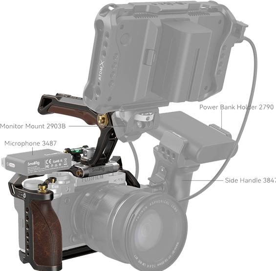 Actual product image SmallRig Retro Handheld Cage Kit for FUJIFILM X-T5 3872