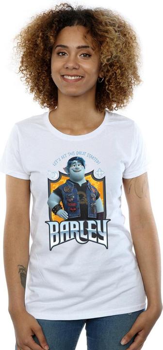 Actual product image Disney Womens/Ladies Onward Barley Pose Cotton T-Shirt (M)