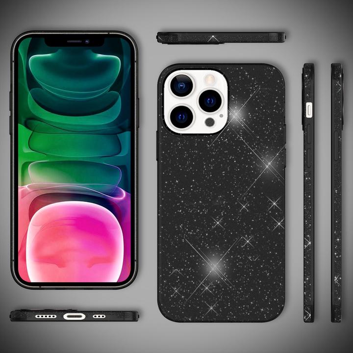 Produktbild Nalia Glitzer Handyhülle (Apple iPhone 13 Pro)