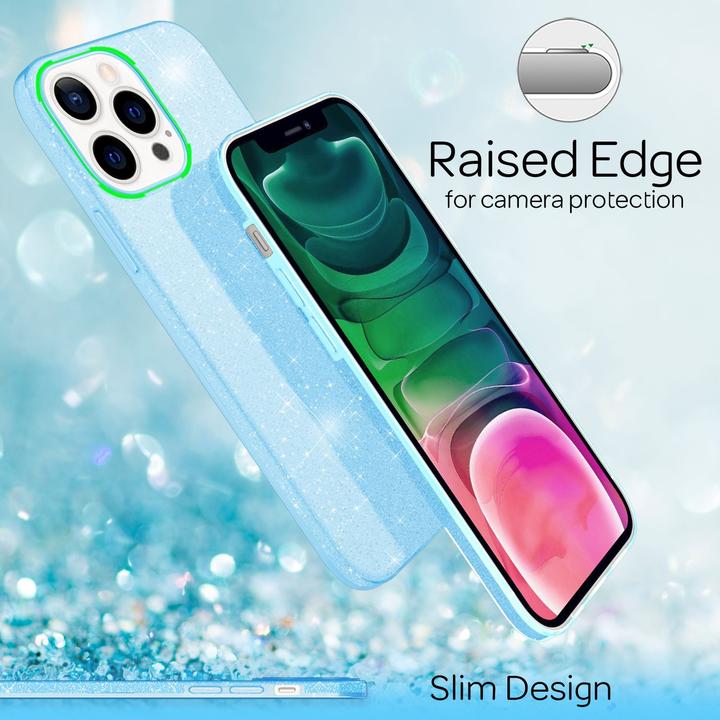 Produktbild Nalia Glitzer Handyhülle (Apple iPhone 13 Pro)