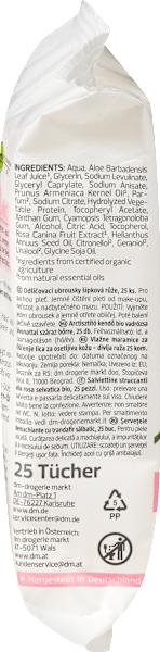 Produktbild dm alverde Reinigungstücher Bio-Wildrose (Reinigungstücher Gesicht)