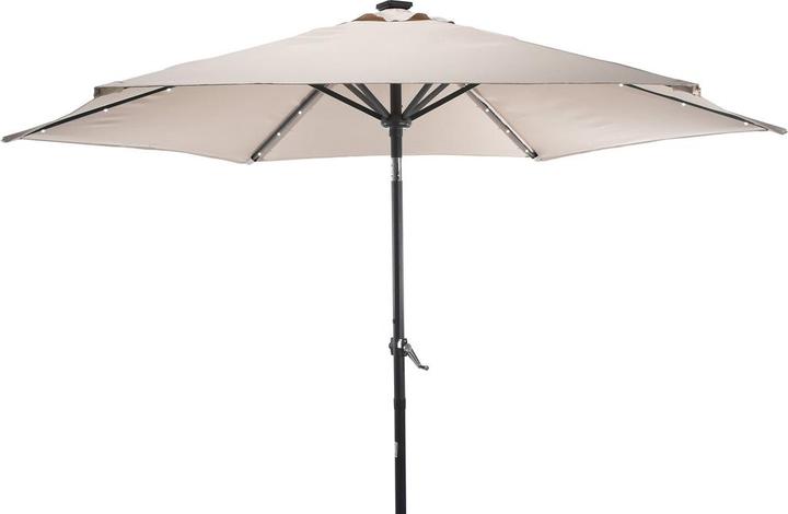 Immagine prodotto ProGarden Ombrellone solare a LED, 270 cm (2.70 m)