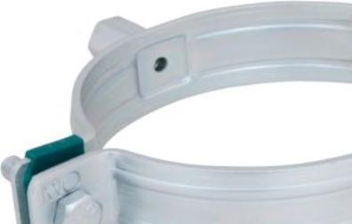 Produktbild Walraven HD500 rørb 159-169mm - BUP Svaer 2-skrue rørbøjle uiso. og 1/2' gevind