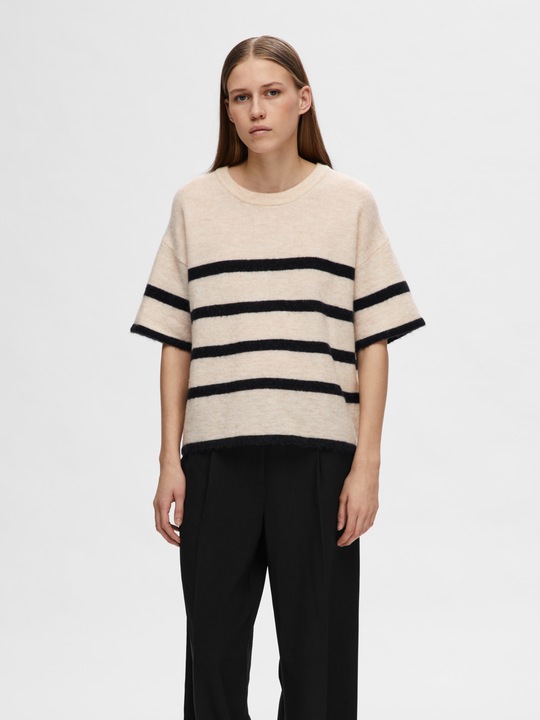 Produktbild Selected Femme Kurzärmeliges Strickoberteil (XXL)