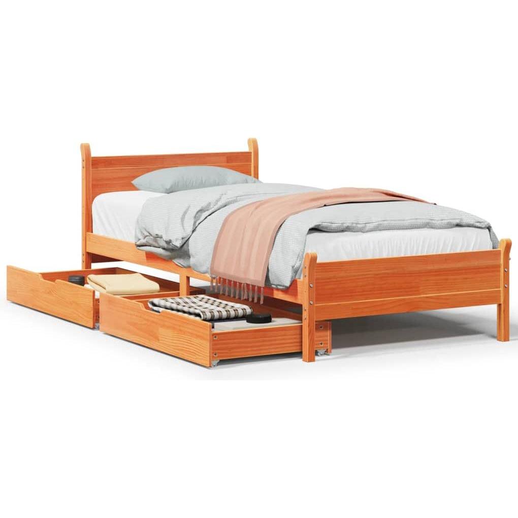 VidaXL, Bett, Bett ohne Matratze 160x200 (160 x 200 cm)