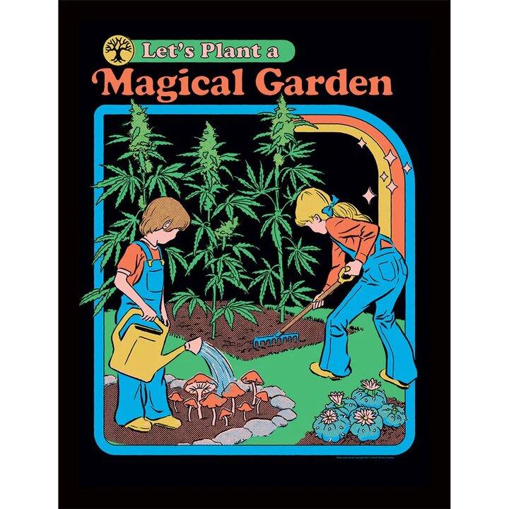 Steven Rhodes Bedruckt Let's Plant A Magical Garden