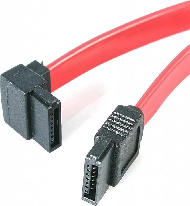 Actual product image StarTech 12in Left Angle Sata Cable
