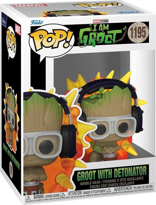 Immagine prodotto Funko POP Marvel I am Groot - Groot with Detonator