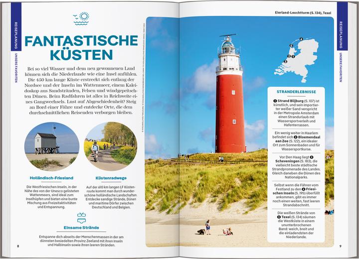 Image du produit Reiseführer Niederlande (Allemand, Abigail Blasi, Barbara Woolsey, Catherine Le Nevez, Mark Elliott, Sara van Geloven, 2024)