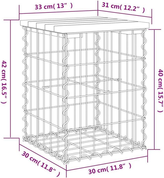 Produktbild vidaXL Gartenbank