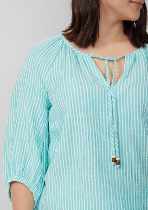 Immagine prodotto s.Oliver Bluse Musselin-Bluse mit Raglanärmeln und Raffung (52)