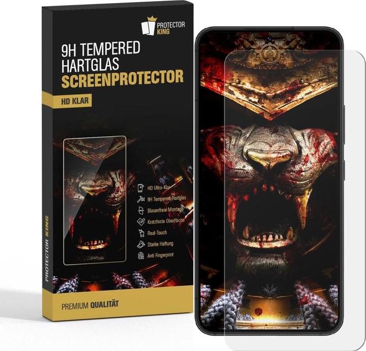 Produktbild Protectorking 2x echtes Tempered 9H Panzerhartglas 3D KLAR (2 Stk., Samsung Galaxy S21 FE)