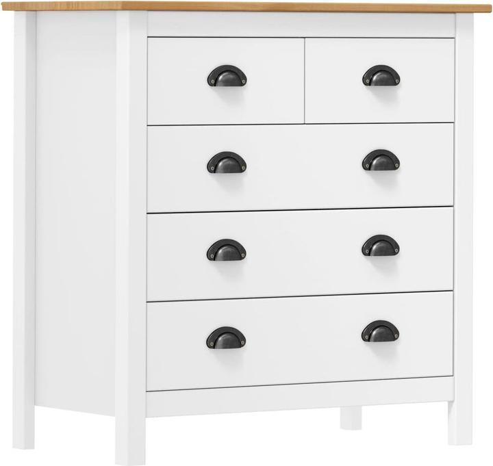 Weiss und Honigbraun