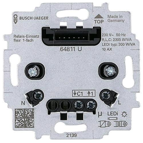 Produktbild Busch-Jaeger Relais-Einsatz flex 64811 U