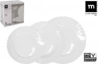Actual product image La Mer Essgeschirr 12 Stück rund Opal Everett MD (12 pcs.)