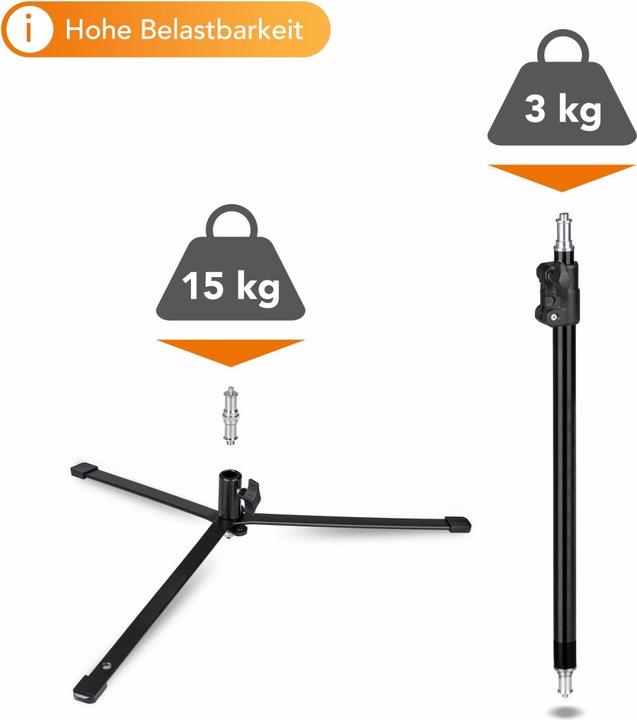 Produktbild Walimex pro Boden Lampenstativ (90 cm, 15 kg)