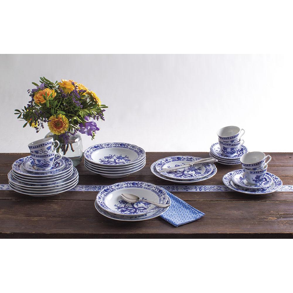 Thumbnail - Kahla Rossella-Tortenplatte, Teller, Blau, Weiss
