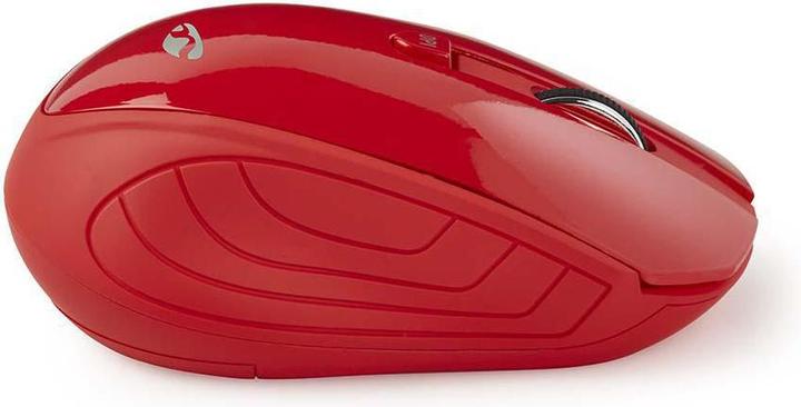Actual product image Nedis Mouse Wireless 800/1200 / 1600 DPI Adjustable DPI Number of buttons: 3 Ambidextrous Red (Wireless)