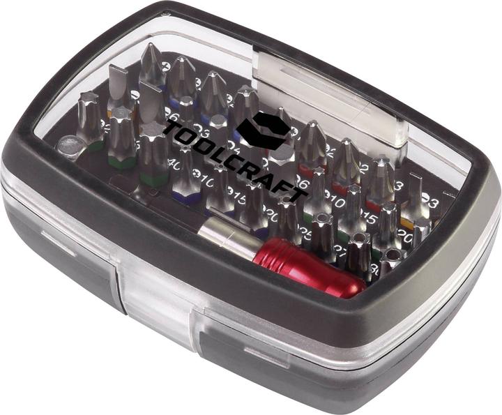 Actual product image Toolcraft 32pcs. bit set with colour coding (Allen screw)