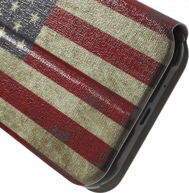 Produktbild MU Style Leder Hülle mit Muster (Samsung Galaxy J1)