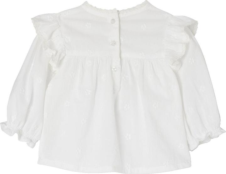 Actual product image Vertbaudet Mädchen Baby Bluse mit langen Ärmeln (56)