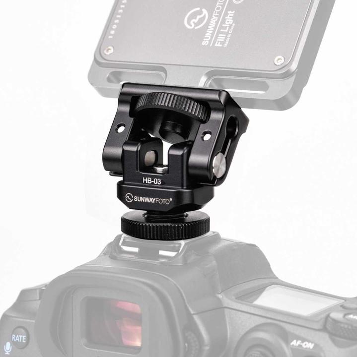 Produktbild Sunwayfoto Hot Shoe Tilt Head HB-03