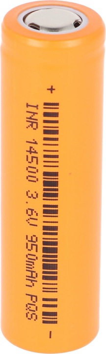 Actual product image AccuCell Battery INR 14500 unprotected 48,5x14,1mm (1 pcs., 950 mAh, Rechargeable battery)