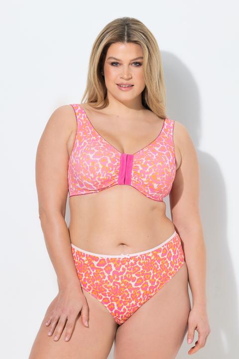 Actual product image Ulla Popken Leopard Print Comfort Bra (Single pack, 105 D)