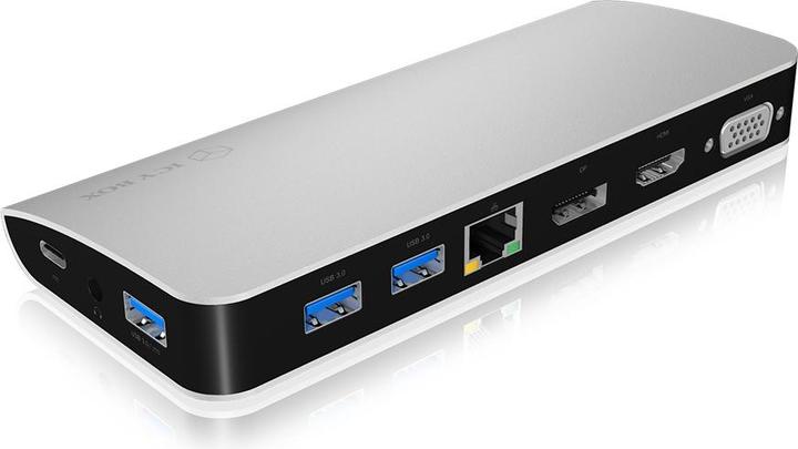 Produktbild Icy Box IB-DK2303-C (USB-A, USB-C, 9 Ports)