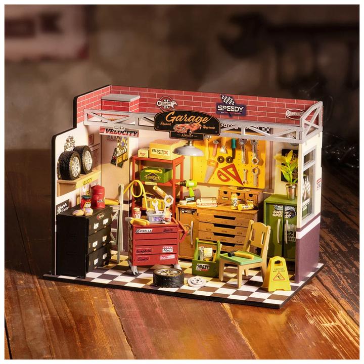 Actual product image Rolife Garage Workshop - Miniature house