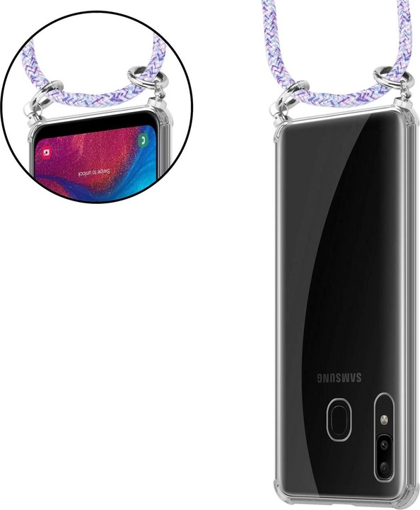 Produktbild Cadorabo TPU Handy Kette SILBER Cover