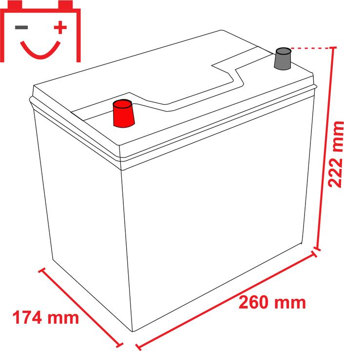 Image du produit Varta Blue Dynamic E24 (12 V, 70 Ah, 630 A)