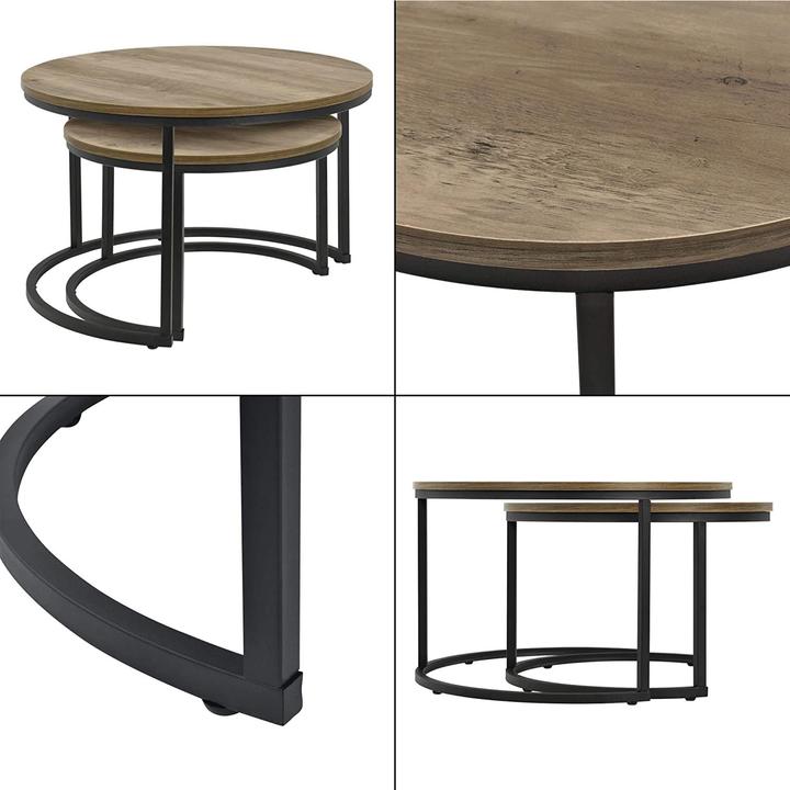 Image du produit En.Casa Christchurch (Ø 74 x 47 cm, Ø 59 x 38,5 cm)
