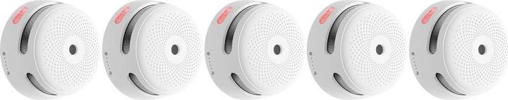 Actual product image X-Sense Stand-alone smoke alarm device with visual and audible alarm function 5 pcs.