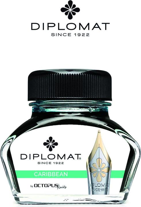 Produktbild Diplomat Tintenglas Karibik Türkis 30ml (Türkis, 1 Stk.)