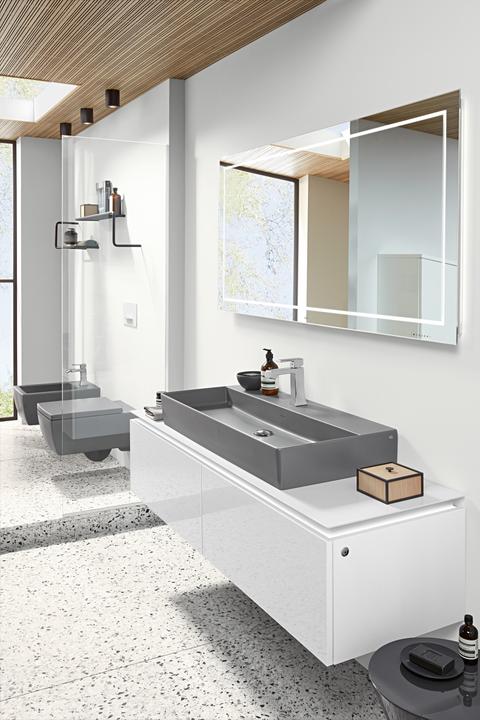 Actual product image Villeroy & Boch V&B WC seat MEMENTO 2.0 QuickRelease u SC function graphite