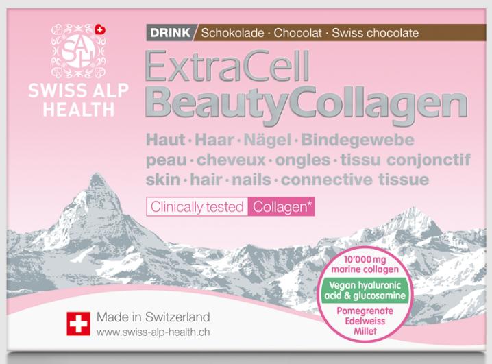 Actual product image Swiss Alp Health ExtraCell BeautyCollages (20 Piece, Powder, Beutel, 360 g)