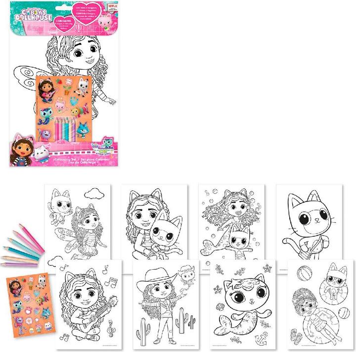 Produktbild Gabby's Dollhouse Ausmal Set