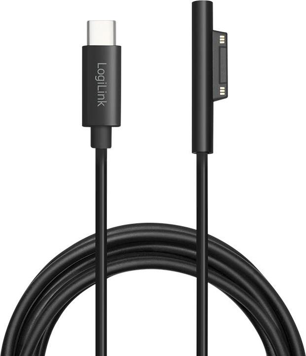 Produktbild LogiLink USB-C zu Microsoft Surface (1.80 m, USB 3.2 Gen 1, 60 W)