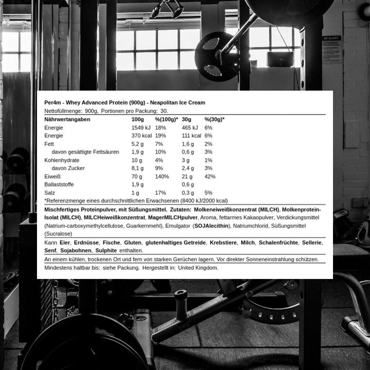 Actual product image Per4m Whey Advanced Protein (1 x, 1069 g)