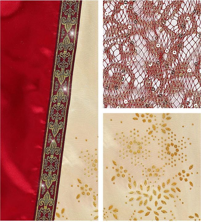 Image du produit Widmann PRINCESSE MÉDIÉVALE (robe avec jupon & crinoline, coiffe avec voile), XL (XL)