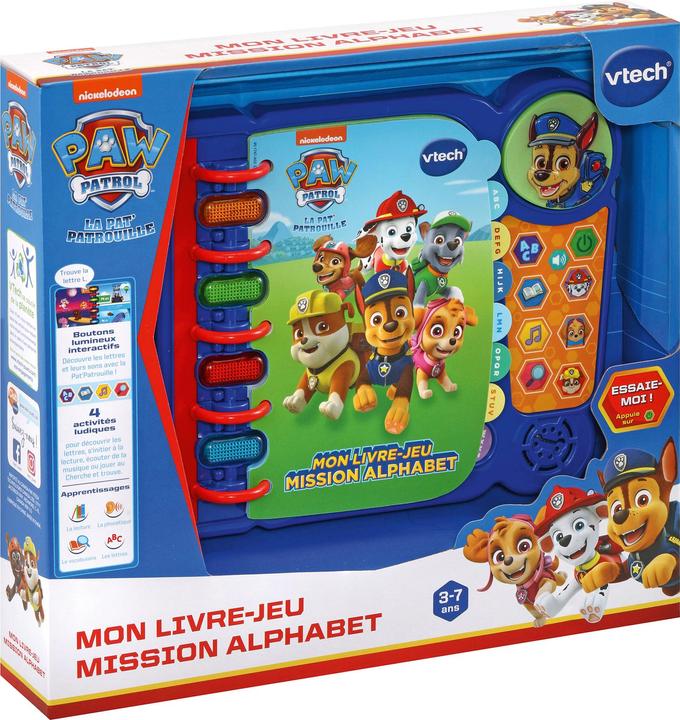 Produktbild VTech Pat Patrol - Mon livre-jeu Mission Alphabet (Französisch, 3 - 7 Jahre)