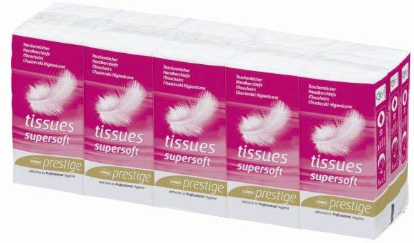 Produktbild Wepa Taschentücher 4-lagig 100 % Cellulose weiss