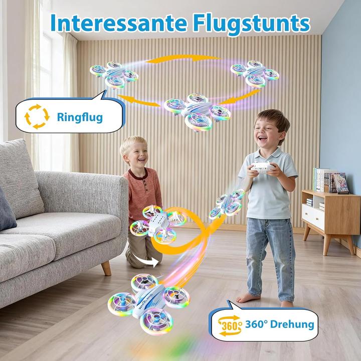 Produktbild Baldr AC09 Mini-Drohne für Kinder mit LED-Lichtern