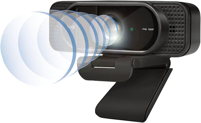 Image du produit LogiLink Webcam 1080p FHD + microphone Privacy 96 (2 Mpx)