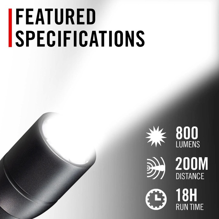 Image du produit Coast HX5R lampe de poche rechargeable 620 lumens (10.20 cm, 400 lm)