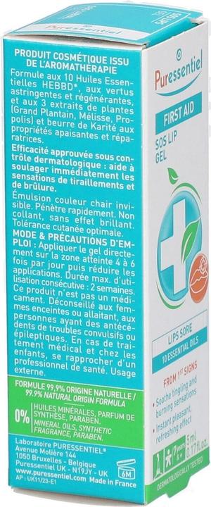 Produktbild Puressentiel SOS Lippenpflege Gel reparierend (Lippengel, 5 ml)