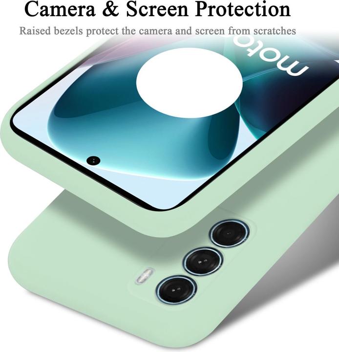 Image du produit Cadorabo TPU Liquid Silicone Case Housse pour Motorola MOTO G200 5G (Motorola Moto G200 5G)