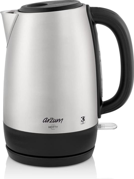 Arzum AR3074 Kettle cordless, overheating protection Inox (1.70 l)